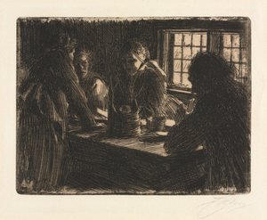 Morsiamen piika tekijältä Anders Leonard Zorn