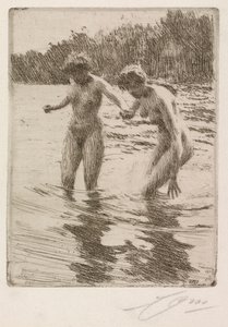Kaksi uimaria tekijältä Anders Leonard Zorn