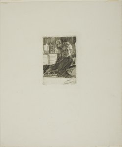 Nuori norjalainen pianolla tekijältä Anders Leonard Zorn