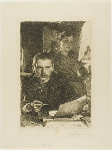 Zorn ja hänen vaimonsa tekijältä Anders Leonard Zorn