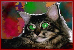 STREGATTONE, 2004 (Digitaalinen maalaus) tekijältä Ando Gilardi