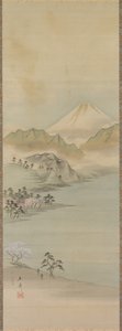 Suwajärvi, 1800-luku. tekijältä Ando Hiroshige