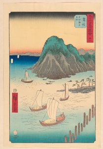 Maisaka sarjasta 53 Stations of Tokaido tekijältä Ando Hiroshige