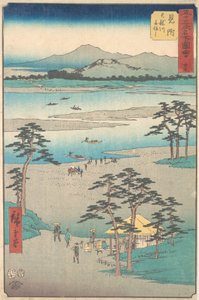 Löytyi, 1855. , 1855. tekijältä Ando Hiroshige