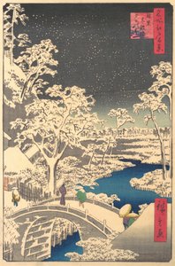 Ochanomizu, luultavasti 1800-luvun lopulla, luultavasti 1800-luvun lopulla. tekijältä Ando Hiroshige