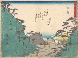 Okabe, n. 1838, n. 1838. tekijältä Ando Hiroshige