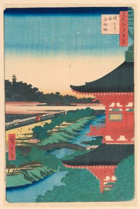 Zojojin temppelin pagodi, Akabane (Zojoji-to, Akabane) Sarjasta Sata näkymää Edoon tekijältä Ando Hiroshige