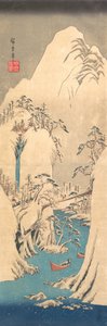 Luminen rotko. tekijältä Ando Hiroshige