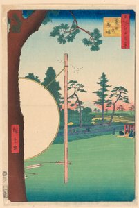 Takata-ratsastuskenttä (Takata-no-baba) Sarjasta Sata kuuluisaa näköalaa Edoon tekijältä Ando Hiroshige