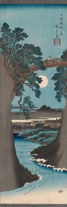 Möngke y B Tieteen jäsenkokous P Rovinse Koyo Saruhashin hahmo, eikö niin? 1841-42. tekijältä Ando Hiroshige