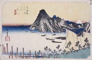 Näkymä Imagirista tekijältä Ando or Utagawa Hiroshige