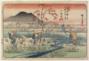 /. 22, teema, 1835-38 tekijältä Ando or Utagawa Hiroshige