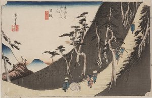 Sano ei Nakayama tekijältä Ando or Utagawa Hiroshige