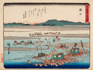Shimada tekijältä Ando or Utagawa Hiroshige