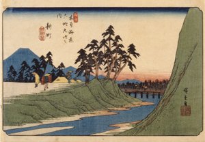 Shinmachi tekijältä Ando or Utagawa Hiroshige