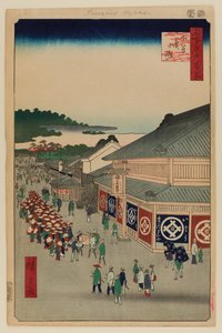 Shitaya Hirokoji tekijältä Ando or Utagawa Hiroshige