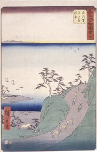 S Tachion 33, Shirasu; tekijältä Ando or Utagawa Hiroshige