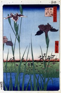 Water s-Japa sleep p Hayashi t kirjoittaja Hiroshige Utagawa. Ridge minuuttia d Les d Vie ws of Edo tekijältä Ando or Utagawa Hiroshige