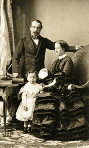 Keisari Napoléon III ja hänen perheensä tekijältä Andre Adolphe Eugene Disderi