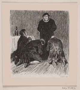 Kuvitus elokuvalle "The Coal Burner"