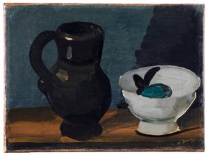 Asetelma kannun ja kulhon kanssa tekijältä Andre Derain