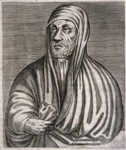 Abu Ali al-Husain ibn Abdallah ibn Sinan muotokuva nimeltä Avicenna (kaiverrus) tekijältä Andre (after) Thevet