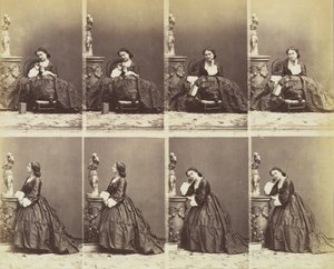 Bertha, 1862. tekijältä Andre Adolphe Eugene Disderi