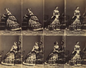 Clara Silvois, 1861. tekijältä Andre Adolphe Eugene Disderi
