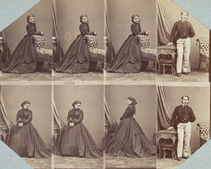 Puvut V, 1863-67. tekijältä Andre Adolphe Eugene Disderi