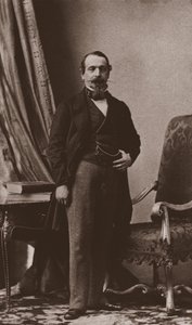 Keisari Napoleon III, noin 1860 tekijältä Andre Adolphe Eugene Disderi