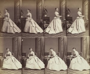 Esther David, 1866. tekijältä Andre Adolphe Eugene Disderi