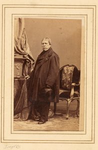 [Jean Auguste Dominique] Ingres taidemaalari (1780 - 1867) tekijältä Andre Adolphe Eugene Disderi