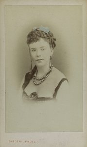 Cora Pearlin muotokuva 1836-1886, noin 1865.