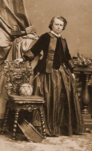 Rosa Bonheurin muotokuva, n. 1861 (kuva) tekijältä Andre Adolphe Eugene Disderi