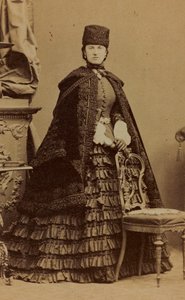 Sutherlandin herttuattaren Anne Sutherland-Leveson-Gowerin muotokuva tekijältä Andre Adolphe Eugene Disderi