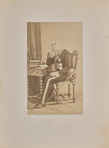 Hänen ylhäisyytensä kreivi Louis Cibrario tekijältä Andre Adolphe Eugene Disderi