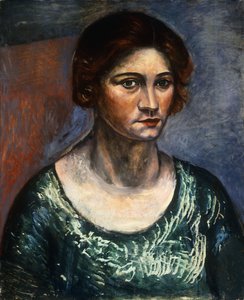Naisen muotokuva; Portrait de Femme (Naisen muotokuva) tekijältä Andre Derain