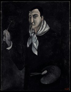 Taiteilijan muotokuva, noin 1912-14 (öljy kankaalle). tekijältä Andre Derain