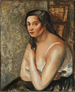 Istuva nainen paidassa. tekijältä Andre Derain