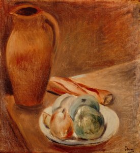 Asetelma ja kannu (öljy kankaalle) tekijältä Andre Derain