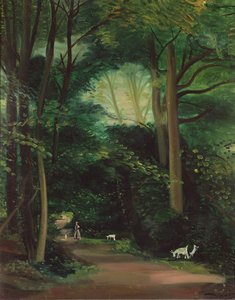Chambourcyn vuohet, noin 1948-49 (öljy kankaalle). tekijältä Andre Derain