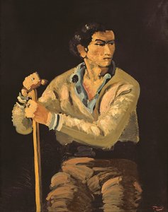 Mustalainen (öljy kankaalle) tekijältä Andre Derain