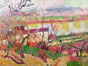 Joki tai kesäinen iltapäivä tekijältä Andre Derain