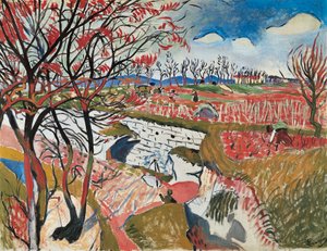 Viinitarhat keväällä tekijältä Andre Derain