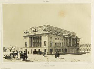 Alexandrinsky-teatteri Pietarissa, n. 1840 tekijältä Andre Durand