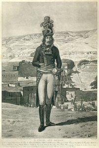 Kenraali Louis Charles Antoine Desaixin jalan muotokuva Egyptin kampanjan aikana vuonna 1798