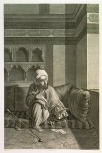 Tähtitieteilijä, osasta II "Egyptin kuvauksen puvut ja muotokuvat", kaiverrus Etienne Frederic Lignon (1779-1833) pub. Napoleonin käskystä 1822