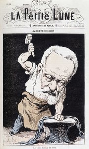 Amnesty! : The Old Iron Breaker (sarjakuva Victor Hugo) - kirjoittanut Gill, elokuvassa "" The Little Moon"" tekijältä Andre Gill