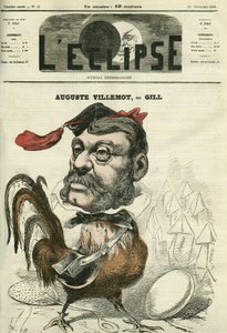 Auguste Villemot (1811-1871), ranskalainen toimittaja. Kansi "" L