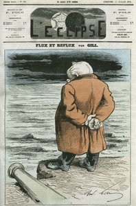 Sarjakuva: Adolphe Thiers (1797-1877), ranskalainen valtiomies. Kansi "" L